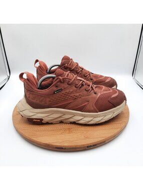 Hoka One One Anacapa Low GTX Womens 7 Shoes Cherry Hot Sauce Hiking Sneakers